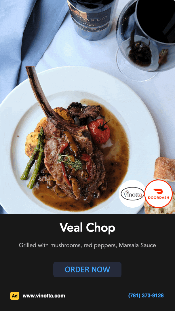 Vinotta veal chop Animated Logo or Gif